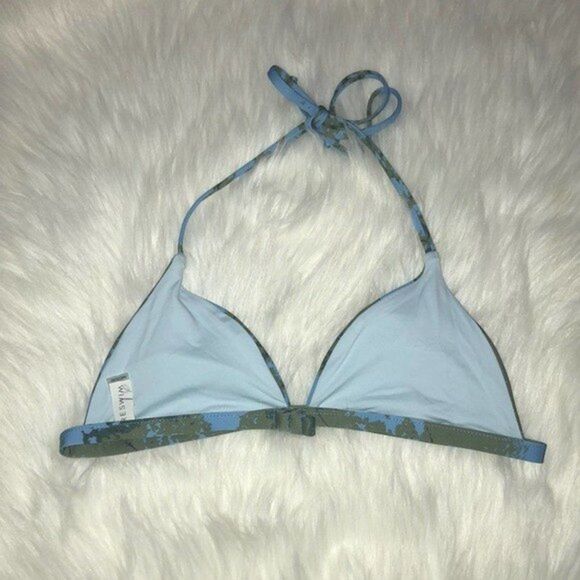 KORE SWIM Womens Size Medium Triangle Halter Bikini Top - Picture 3 of 5